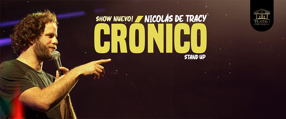 NO TOCAR - Ticketek 960x400 (7) Nico de Tracy: Crónico